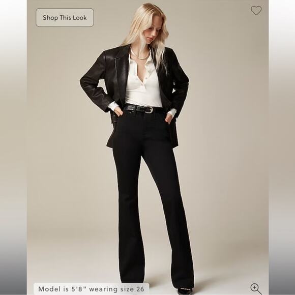 J.Crew Bootcut jean True Black - Picture 1 of 5